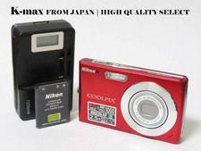 Excellent Condition Nikon Coolpix S200 Red, 3x Optical Zoom, Fully Functional,