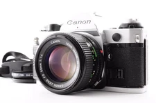 Canon AE-1 Program Silver / Lens New FD 50mm f/1.4 Excellent+3 SLR Y2516