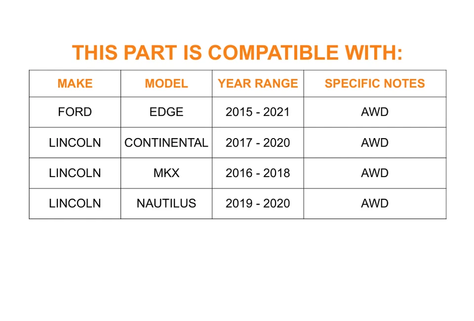 Rolamento de roda dianteira 2 peças e conjunto de cubo para Ford Edge Fusion Lincoln MKX MKZ IT - Imagem 2 de 4