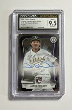Jacob Wilson Autograph Signed 2025 Topps Tribute League Inauguration Auto 05/50