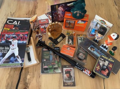 Cal Ripken Orioles Super Fan Mega Memorabilia/Toy Lot