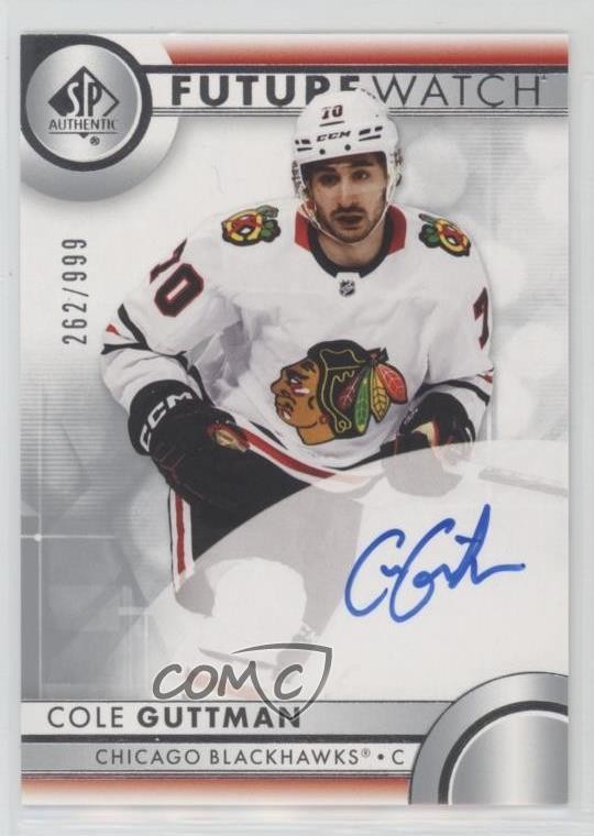 2023-24 SP Authentic Auto Future Watch 262/999 Cole Guttman #150 Auto 1e15