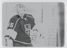 2013-14 Panini Dominion Auto Patch Printing Plate Black 1/1 Jonathan Bernier 0a1