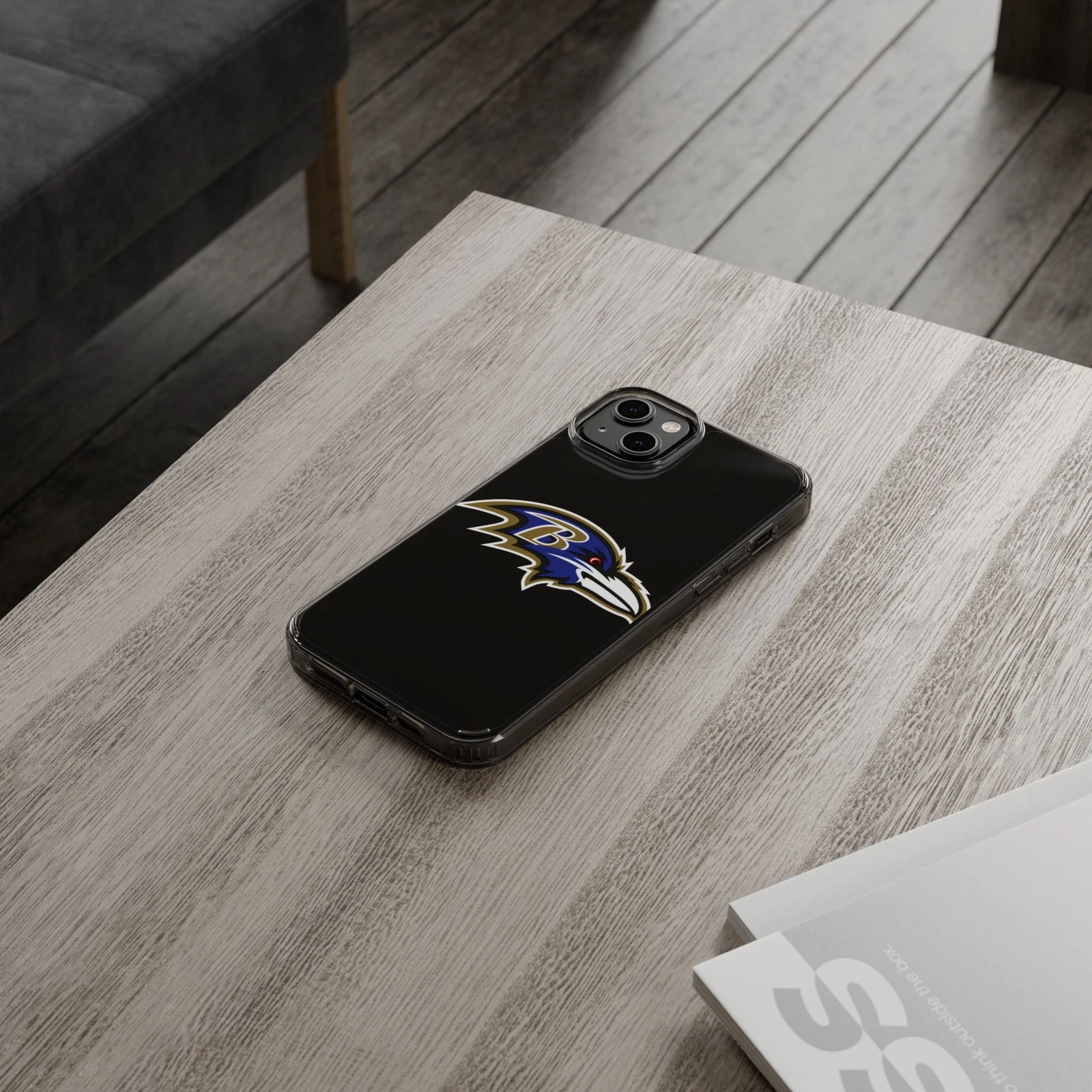 Baltimore Ravens Clear Phone Case for iPhone
