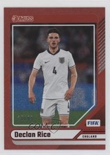 2024-25 Panini Donruss FIFA Red 28/99 Declan Rice #55 0c3