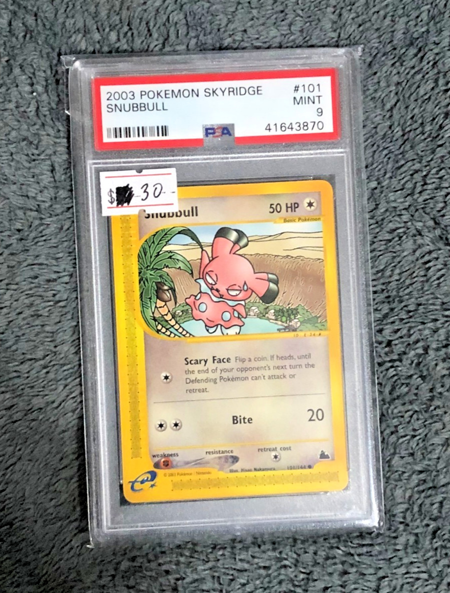 2003 Snubbull Pokemon Skyridge #101 PSA 9