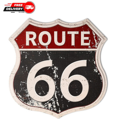 High-Definition Route 66 Metal Sign 12'' x 12'' - Unique Gift for Collectors