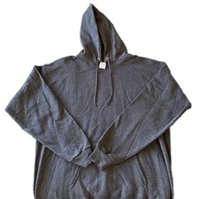 JERZEES Eco Premium Blend Fleece Pullover Hoodie Charcoal Heather