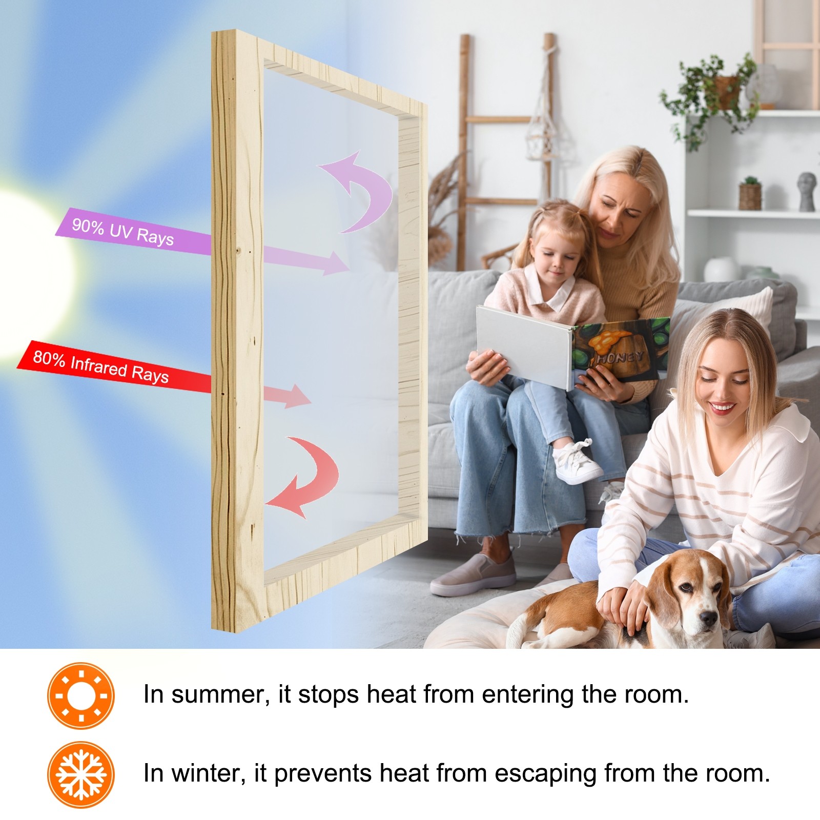 Reflective Window Film One Way Daytime Mirror Privacy Film,Silver 23"x6'