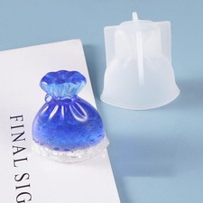 DIY 3D Lucky Bag Resin Mould Silicone Jewelry Mold Purse Casting Craft Tool