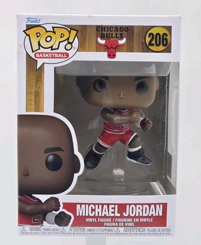 Funko Pop! Michael Jordan #206 NBA Basketball Chicago Bulls, 1989 Playoffs Vinyl