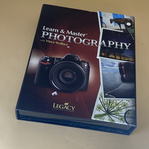 Learn & Master Photography w/Vince Wallace 17 Disc Set & Book Legacy Learning - Picture 5 of 5