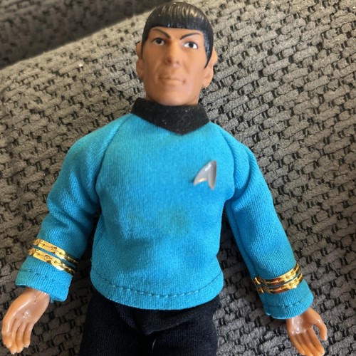 Rare 1974, Mega Corp, Star Trek, Captain Kirk And Spock Movable Figures - Picture 2 of 4