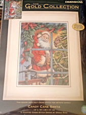 Dimensions Gold Collection Candy Cane Santa C...