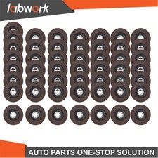 Labwork 50 Pcs 4-1/2"×7/8" 40 Grit Premium Zirconia Flap Disc Sanding Grinding