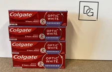 Colgate Optic White Advanced Sparkling White NET WT 0.75 OZ Travel Size - 4 Pack