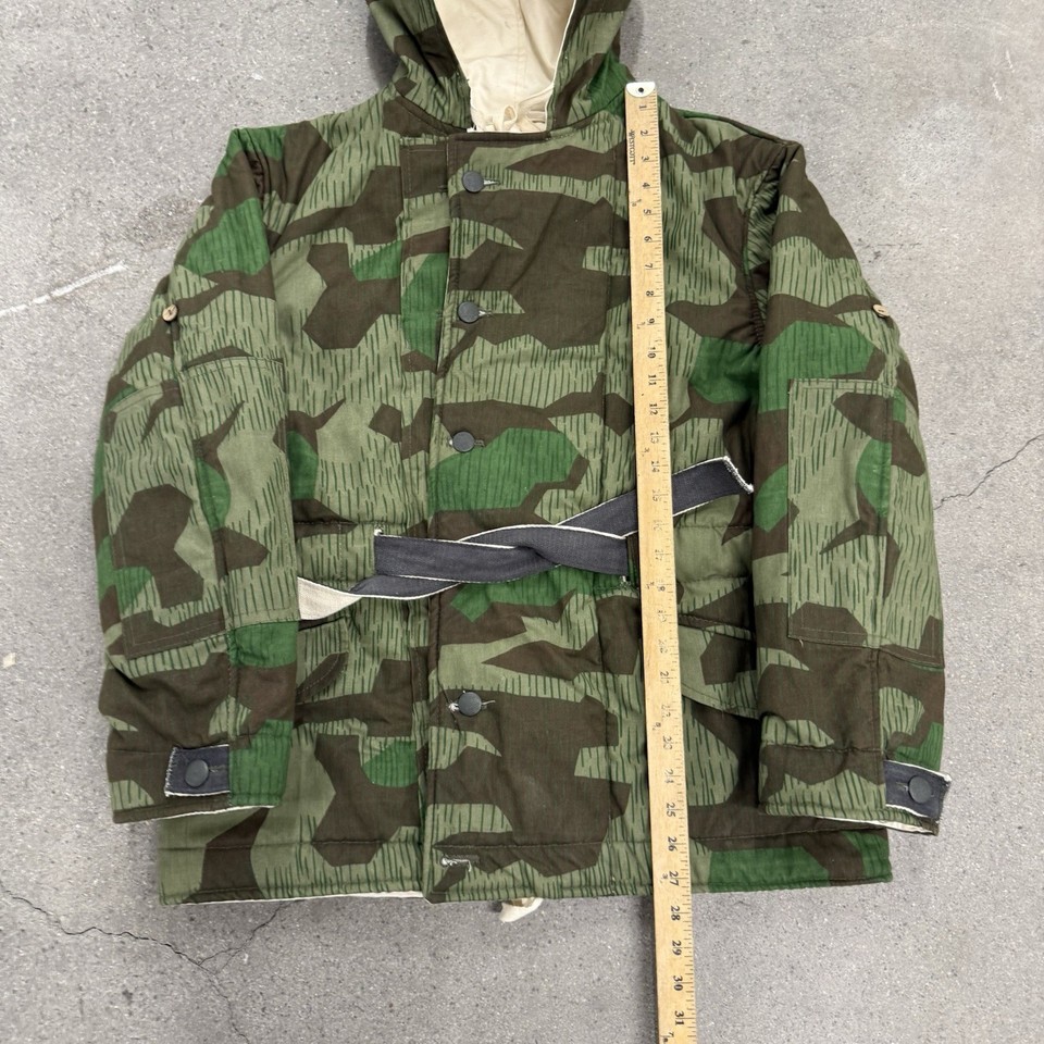 German WW2 reversible padded splinter jacket Repro Size Medium | eBay