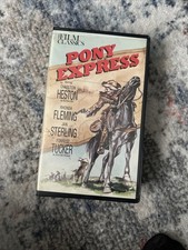 Pony Express (1953) - VHS Tape - Western - Charlton Heston (Clamshell Case)