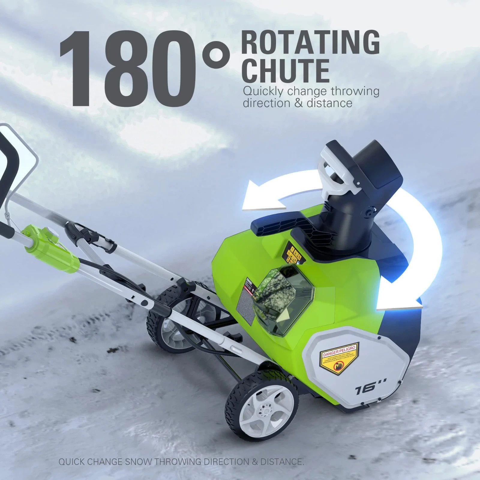⚡ Greenworks 40V 16" Cordless Battery Single-Stage Snow Blower (Tool Only) 🔥