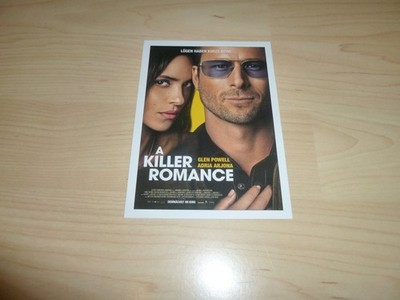 Cinema Filmkarte - A Killer Romance - Glen Powell - Filmplakatkarte