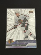 Luke Philp 2023-24 Upper Deck Outburst Silver Young Guns Rookie Card # 467. rookie card picture