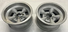 Vintage Torque Thrust Style 5 Spoke Mag Wheels MK II 15X? PAIR Chevy GM J20428