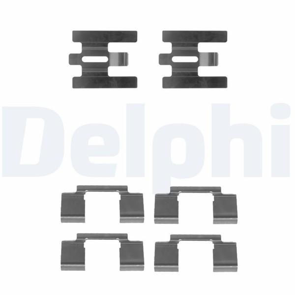 ZubehöRsatz Scheibenbremsbelag Delphi LX0224 FüR 740 944 940 945 Volvo 960 964 2-image