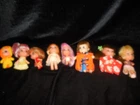 1960's 70's MATTEL 8 Liddle KIDDLES Vintage dressed MCM retro collectible dolls