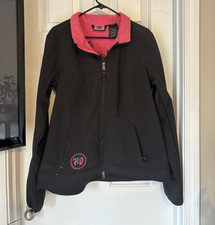 Harley-Davidson Black Jacket with Pink Fleece Lining, Size XL