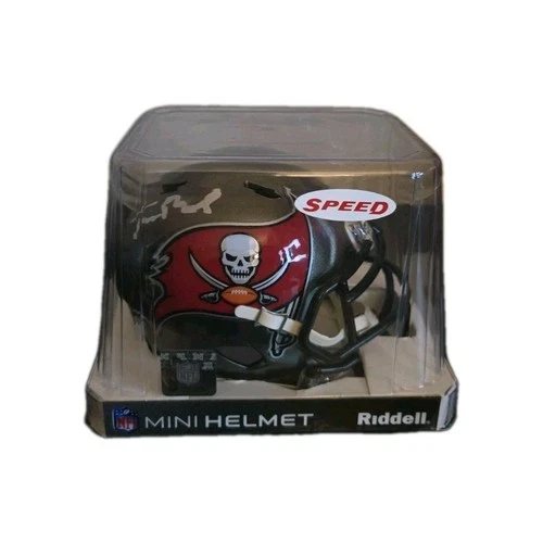Tom Brady Signed Buccaneers Mini Helmet