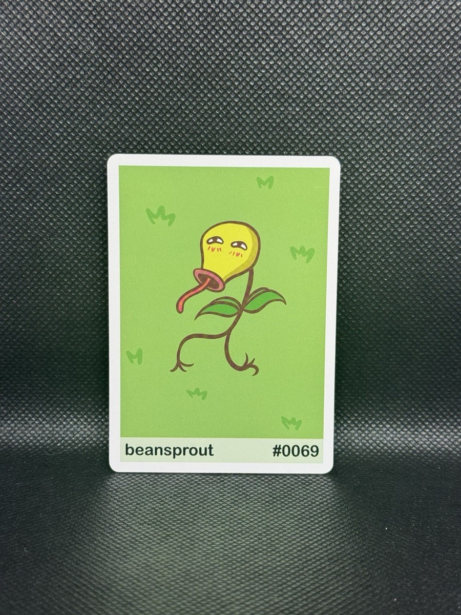 poop pokemon card Pookiemoot Beansprout #0069; Fan Art Derpy Pokemon