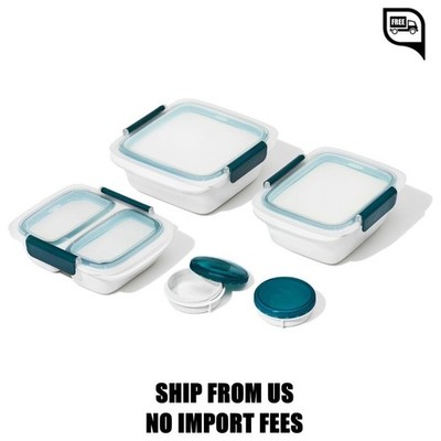 OXO Prep & Go Lunch Prep Container 10-Piece Set, Teal