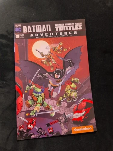 BATMAN TEENAGE MUTANT NINJA TURTLES ADVENTURES #5  NICKELODEON VARIANT 1