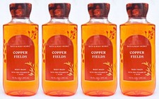 4 Bath  Body Works COPPER FIELDS Body Wash Shower Gel 10 oz