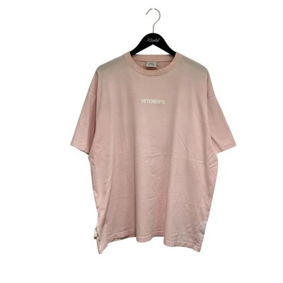 VETEMENTS Vetement Short sleeve T-shirt UE52TR120P Pink Size: SizeXS