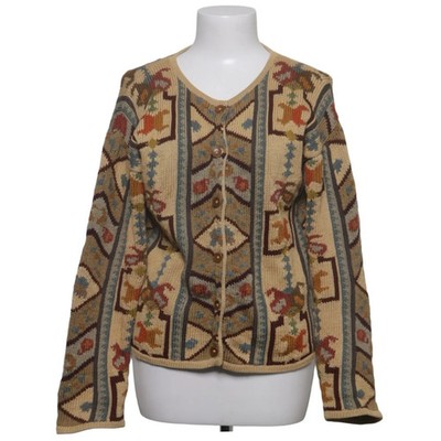 Peruvian Connection, Strickjacke, Damen, Größe: S, Beige/Mehrfarbig #uYe