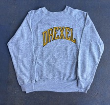 VTG 80s Bassett Walker Heather Grey Raglan Sweatshirt.M/L