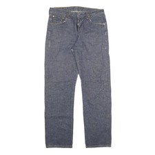 LEVI'S 501 Herren Jeans Blau Gerade Denim Mittel W30 L30 Knopfverschluss