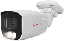 Anpviz 4MP Bullet PoE IP Camera, Security IP Camera Outdoor Indoor, AI Human Mot