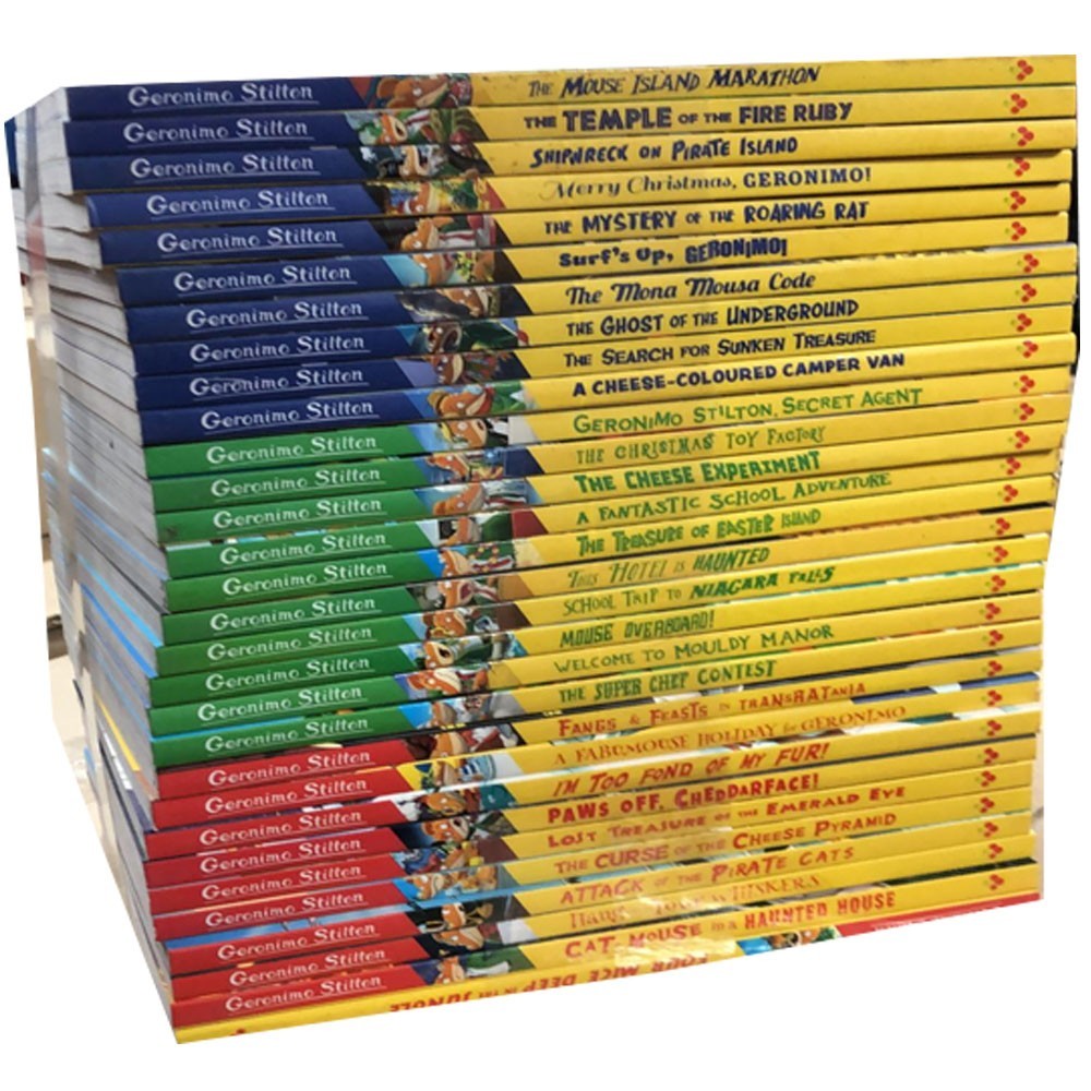 Geronimo Stilton Series 1, Series 2 and Series 3 - 30 Books Collection Set (PB)