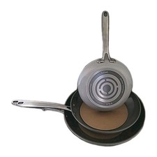 T-fal Ceramic Non-Stick Frypan Set, 3 Piece - GRAY- See PICS