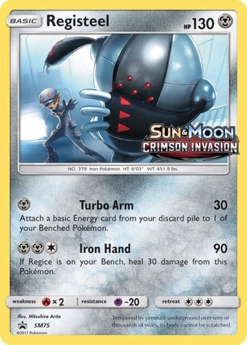 Registeel - Prerelease (SM75)