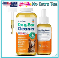 Pup Labs Ear Clear, Natural Dog Ear Cleaner and Infection Treatment for Dogs
