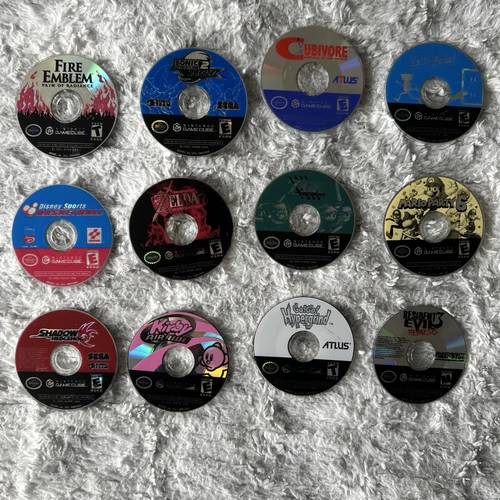 12 Rare GameCube Discs Cubivore Fire Emblem Go Go Hypergrind Chibi Robo & More