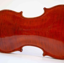 old 1/2 small french violin labeled P. Beuscher geige violine violino fiddle