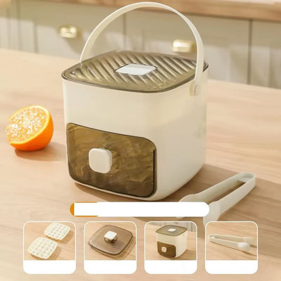 48 Grid Ice Cube Tray One-Touch Easy Press Release Mold Reusable Freezer Maker