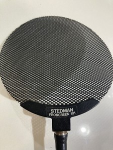 Vintage Stedman Proscreen 101 Pro Microphone Windscreen with 3 Extra Pop Filters
