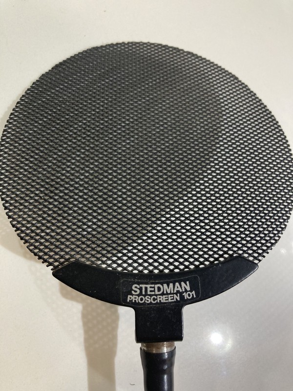 Vintage Stedman Proscreen 101 Pro Microphone Windscreen with 3 Extra Pop Filters