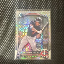 Topps Bowman Draft 2025 Chrome Prospects X-Fractor BDC-159 Walker Jenkins Twins