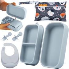 Travel Silicone Portable Feeding Supplies - Toddler Suction Plates, Silicone ...